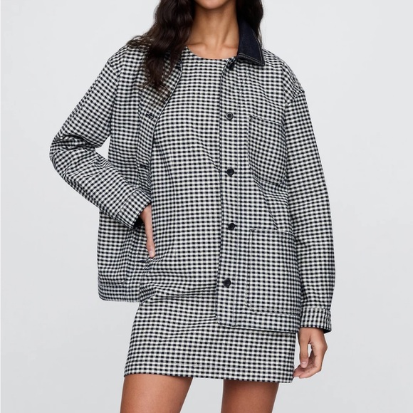 Gap × DÔEN Gingham Denim Jacket (open to trade) - Picture 2 of 5